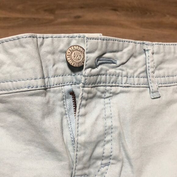 Juniors Aeropostale Light Blue Shorts Size 000 - Picture 5 of 5